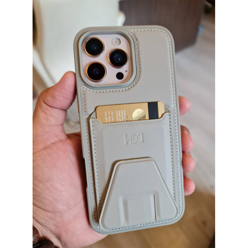 HDD Leather Back Case for iPhone