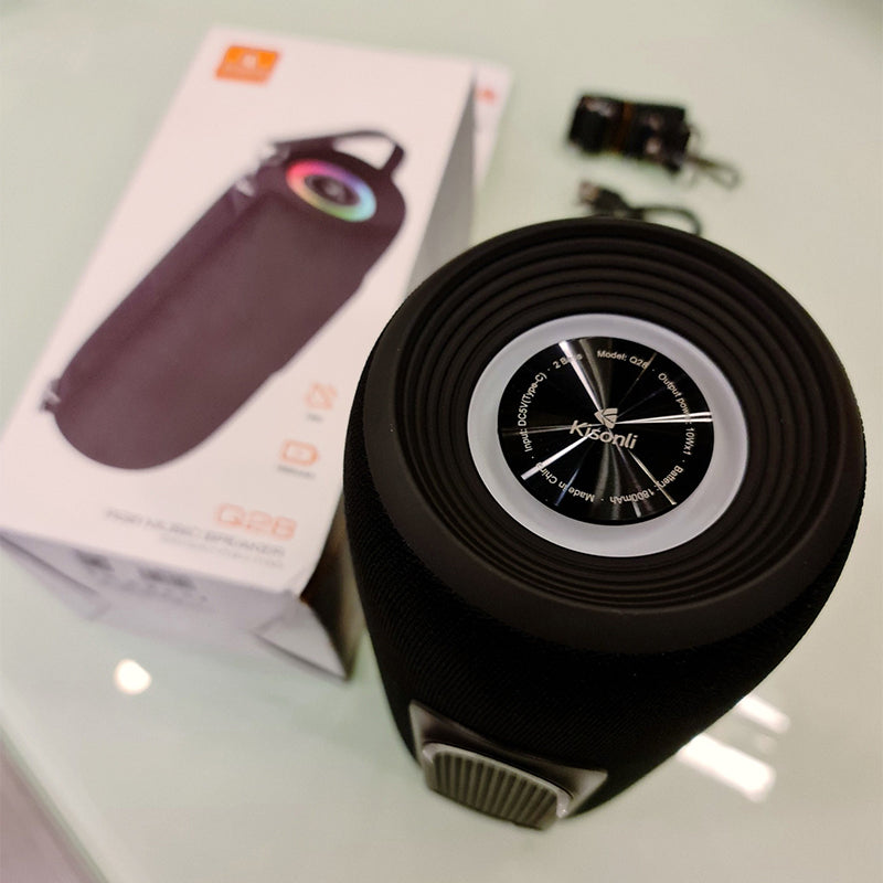 Kisonli Premium Q28 Stereo Super Bass RGB 10W