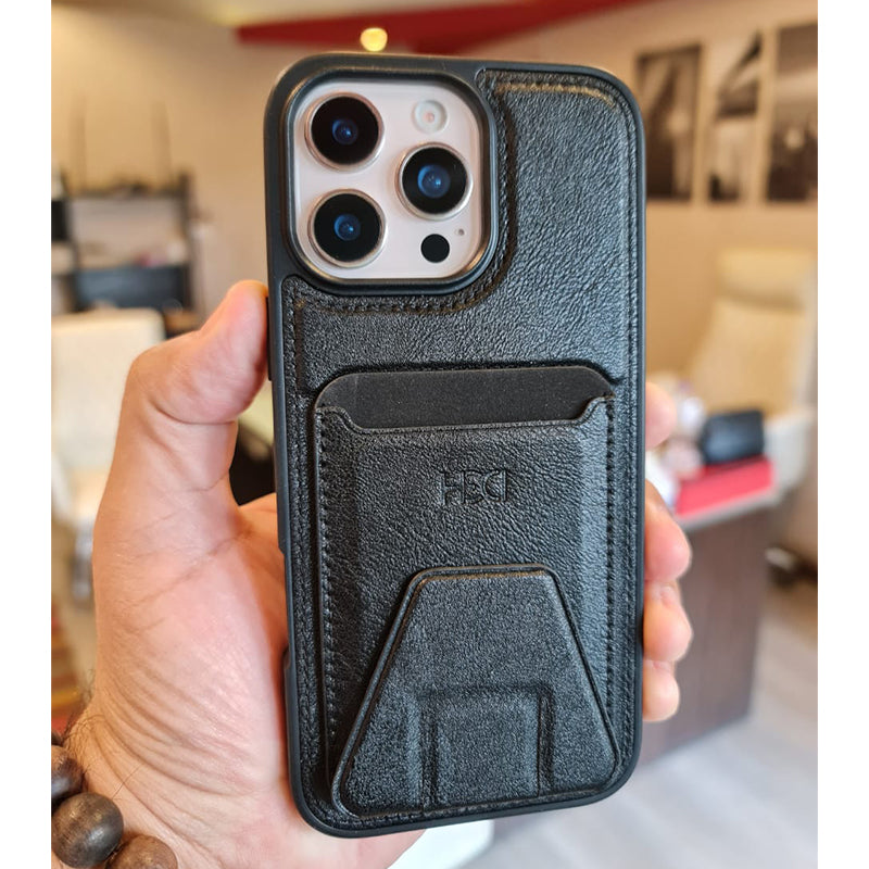 HDD Leather Back Case for iPhone