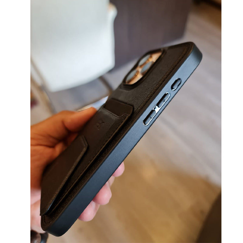 HDD Leather Back Case for iPhone