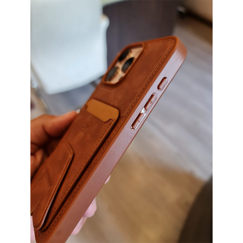HDD Leather Back Case for iPhone