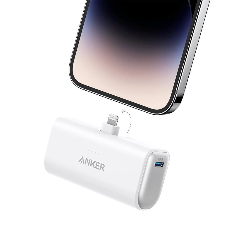 Anker A1645 Nano Power Bank (12W, Built-In Lightning Connector)