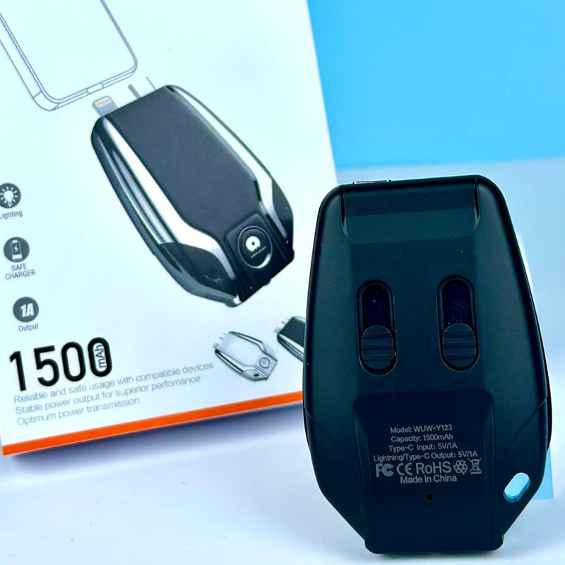 WUW Y123 iPhone/Type-C 1,500mAh Power Bank