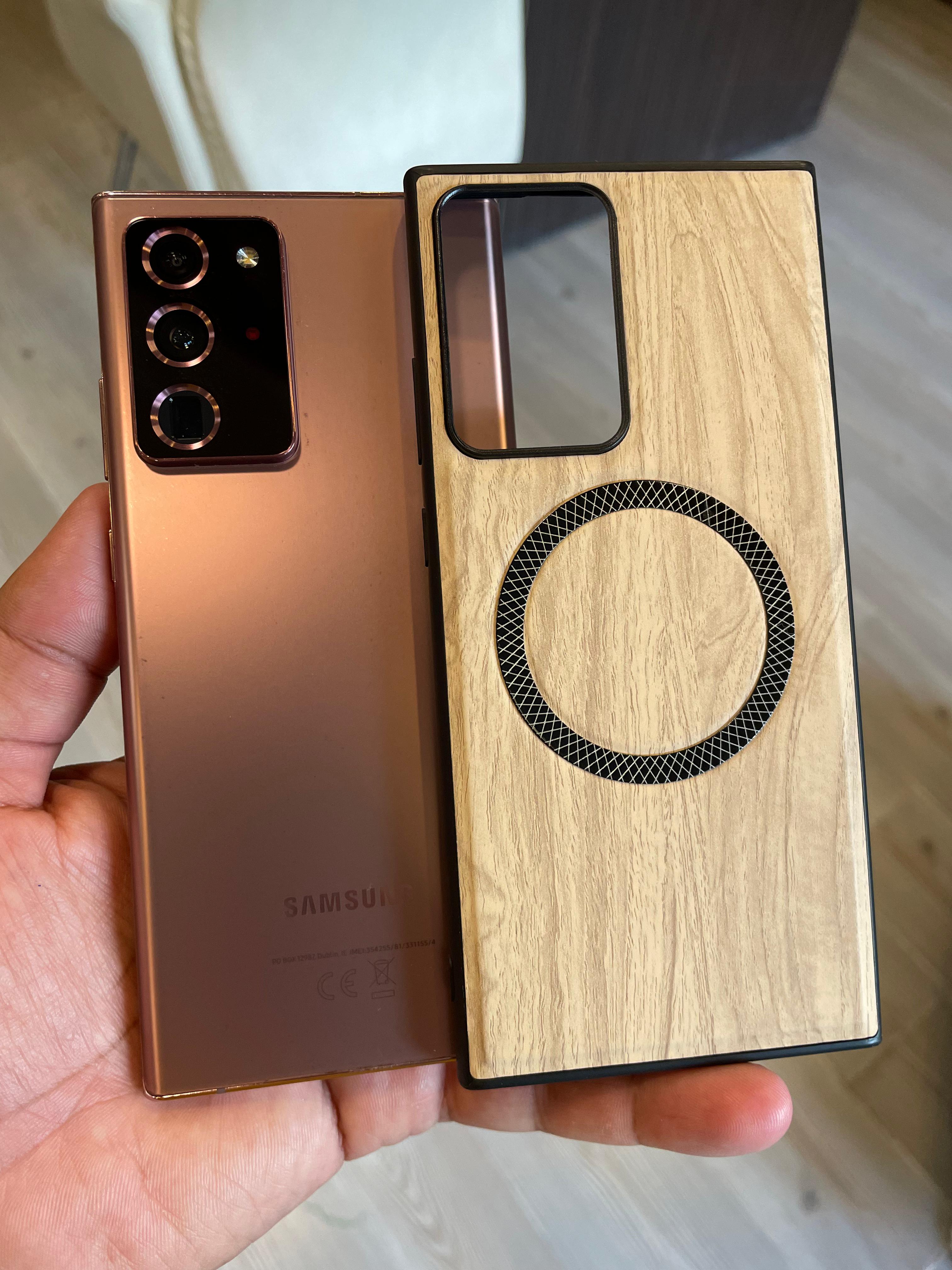 Elegant wooden case For Note 20 Ultra