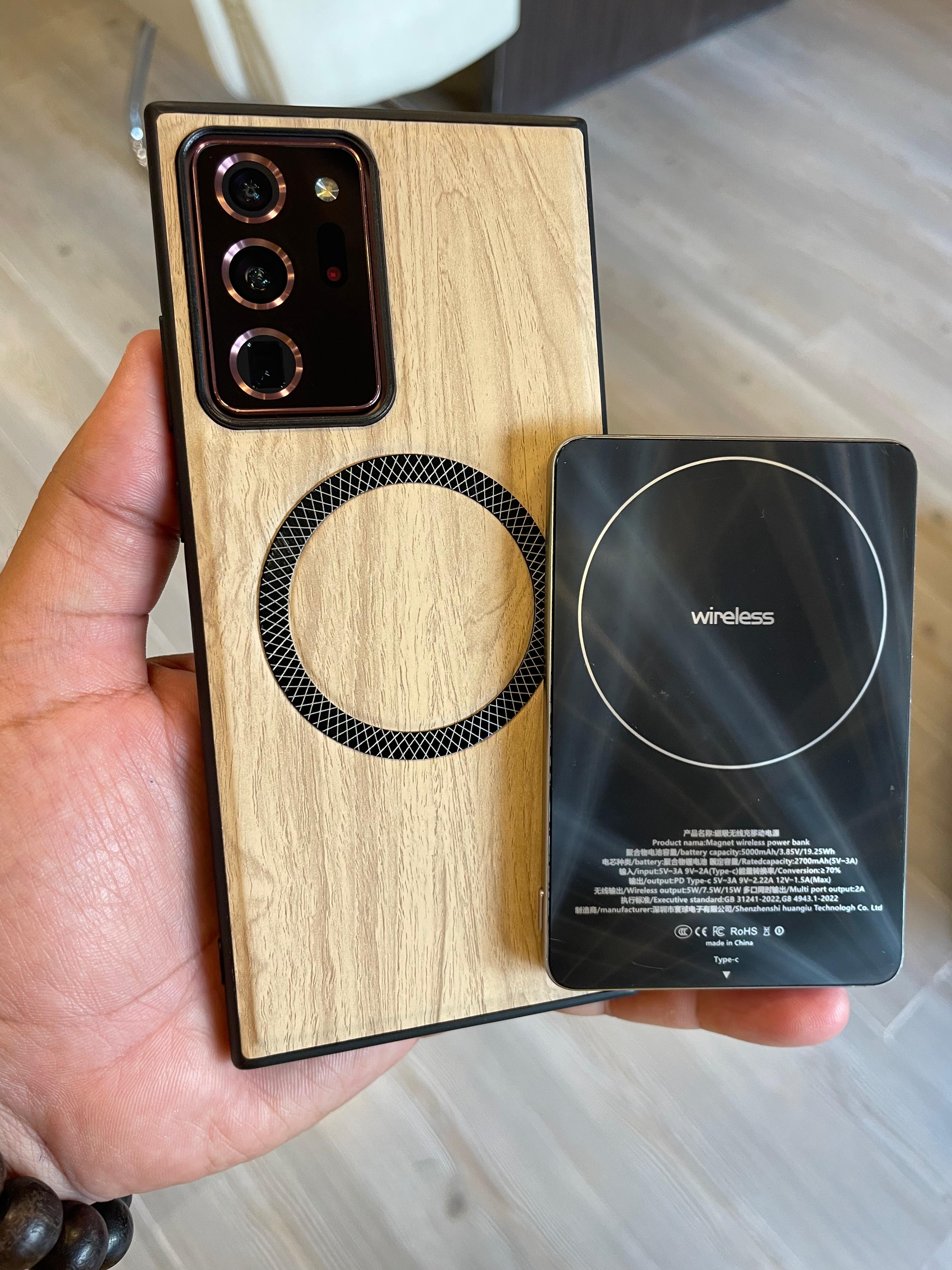 Elegant wooden case For Note 20 Ultra