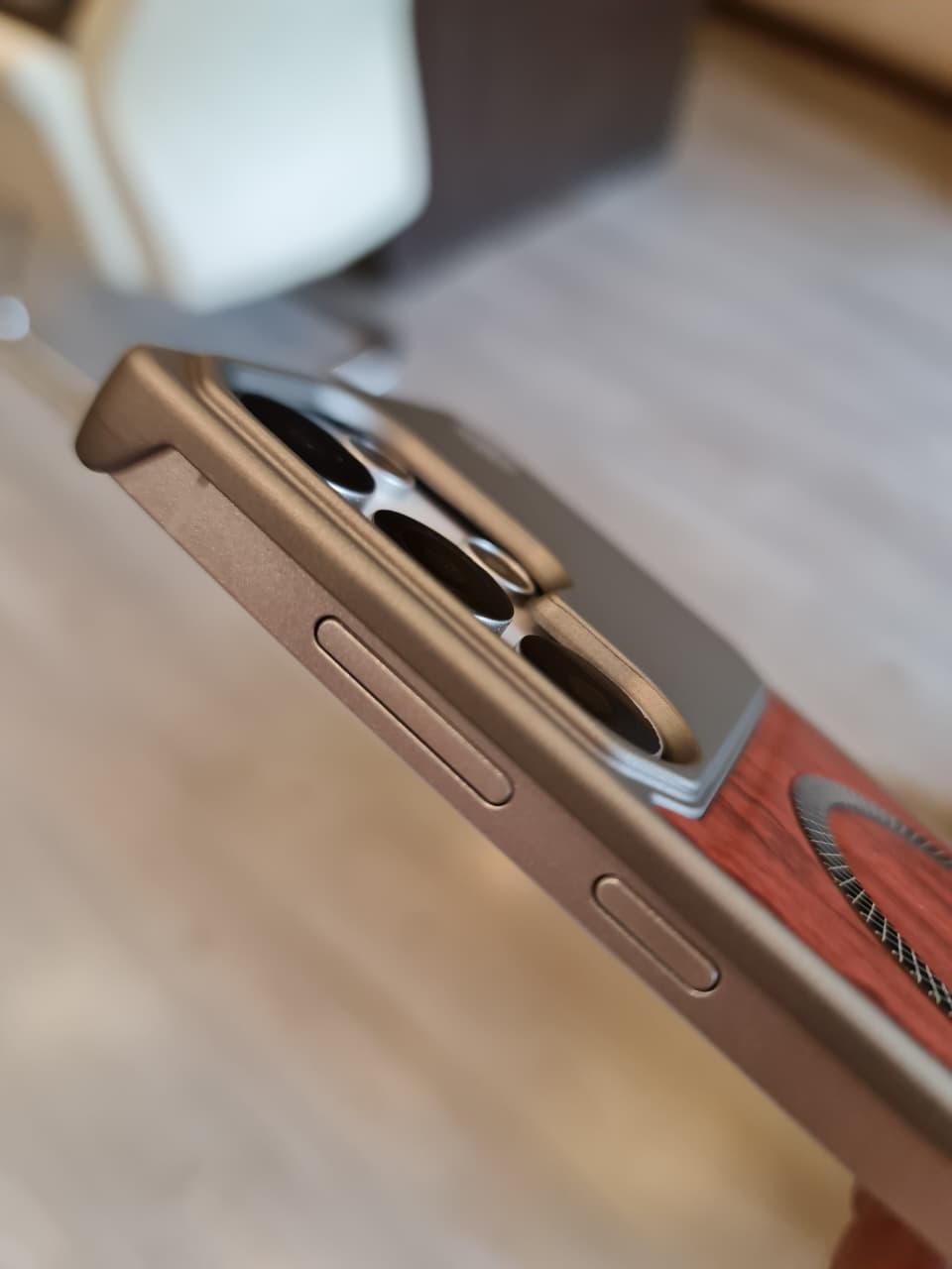 Elegant wooden case For Samsung