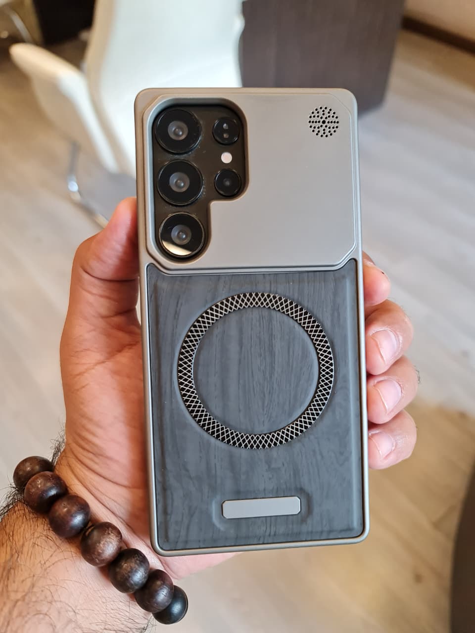 Elegant wooden case For Samsung