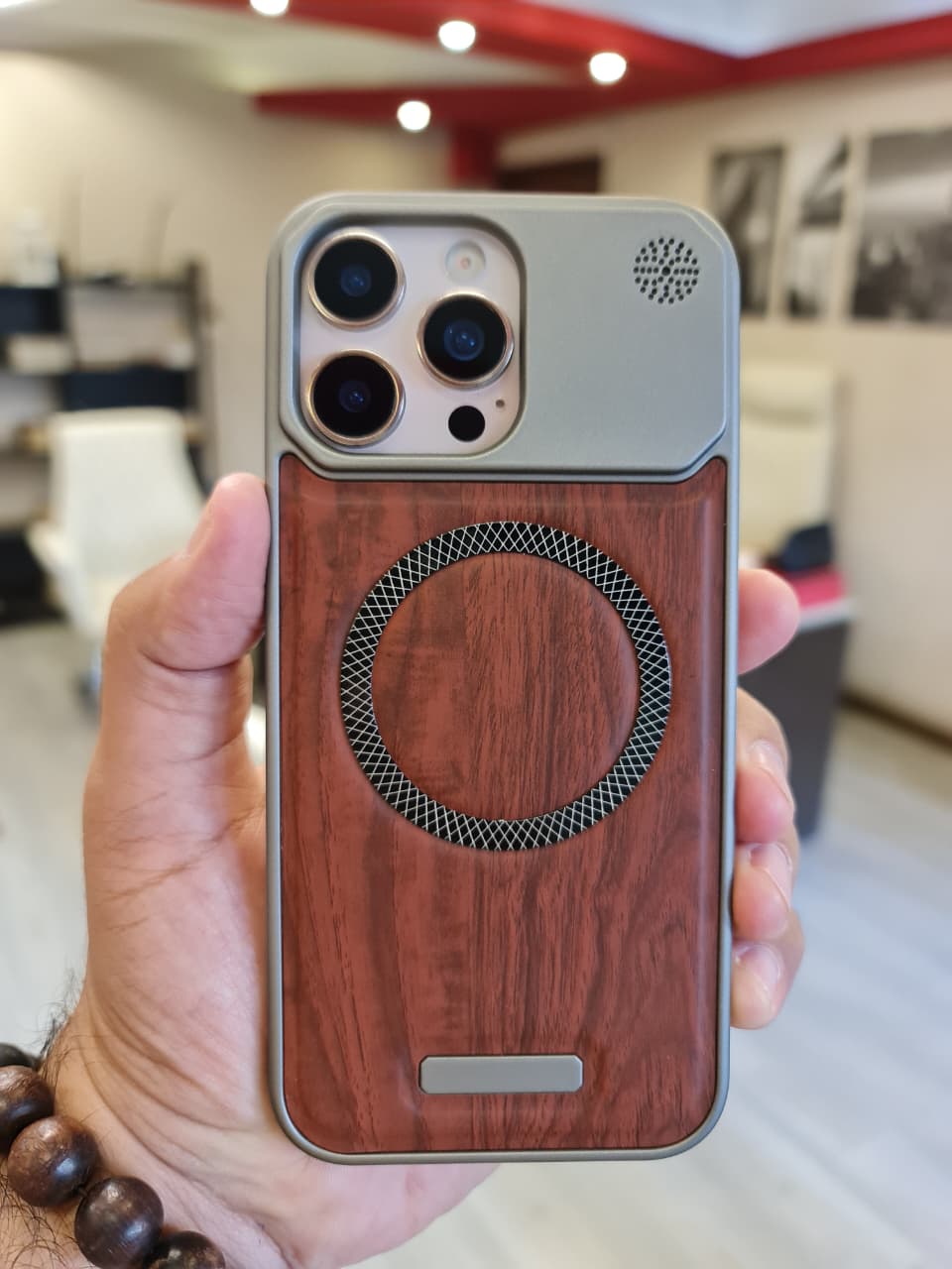 Elegant wooden case For iPhone