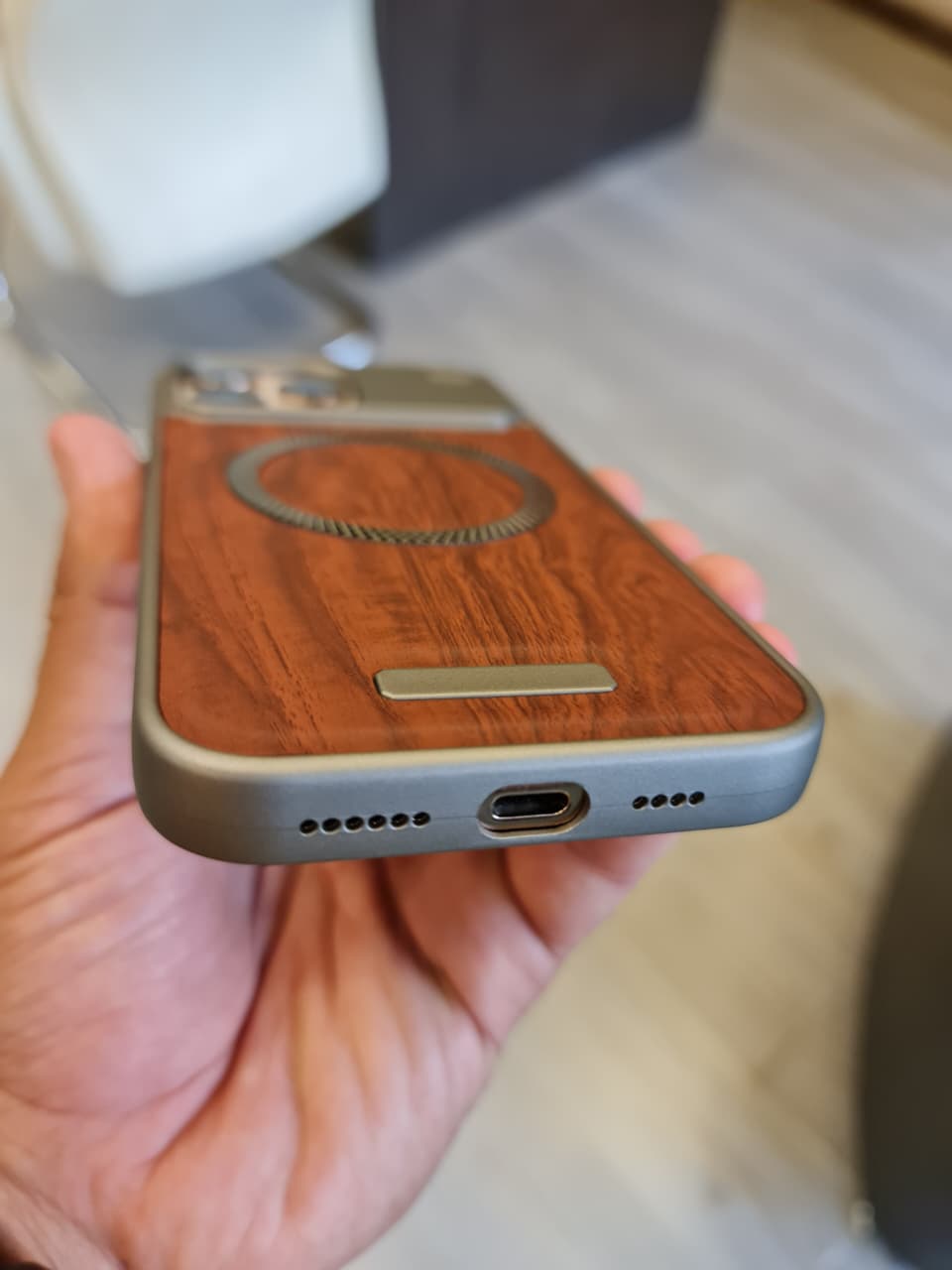 Elegant wooden case For iPhone