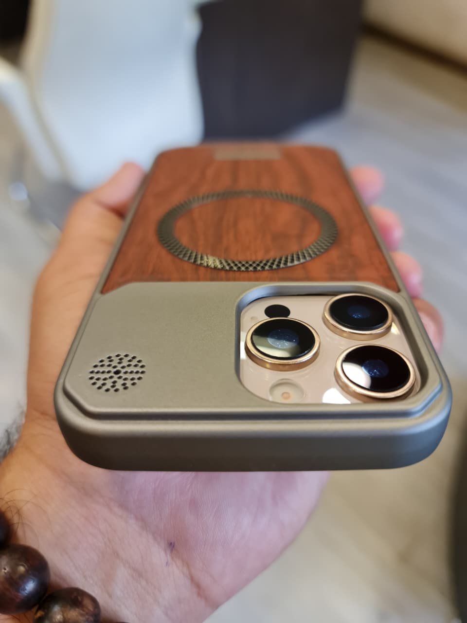 Elegant wooden case For iPhone