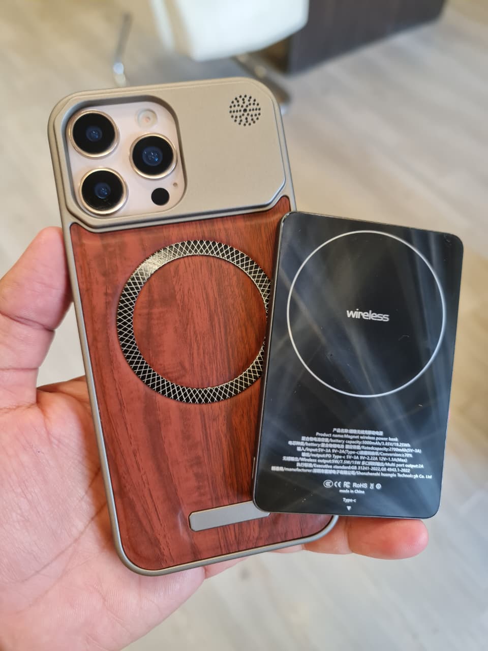 Elegant wooden case For iPhone