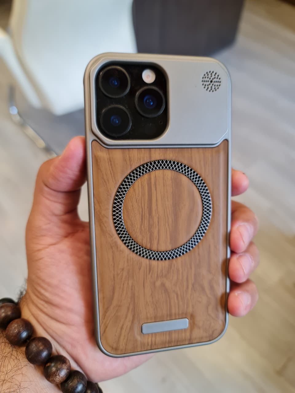 Elegant wooden case For iPhone
