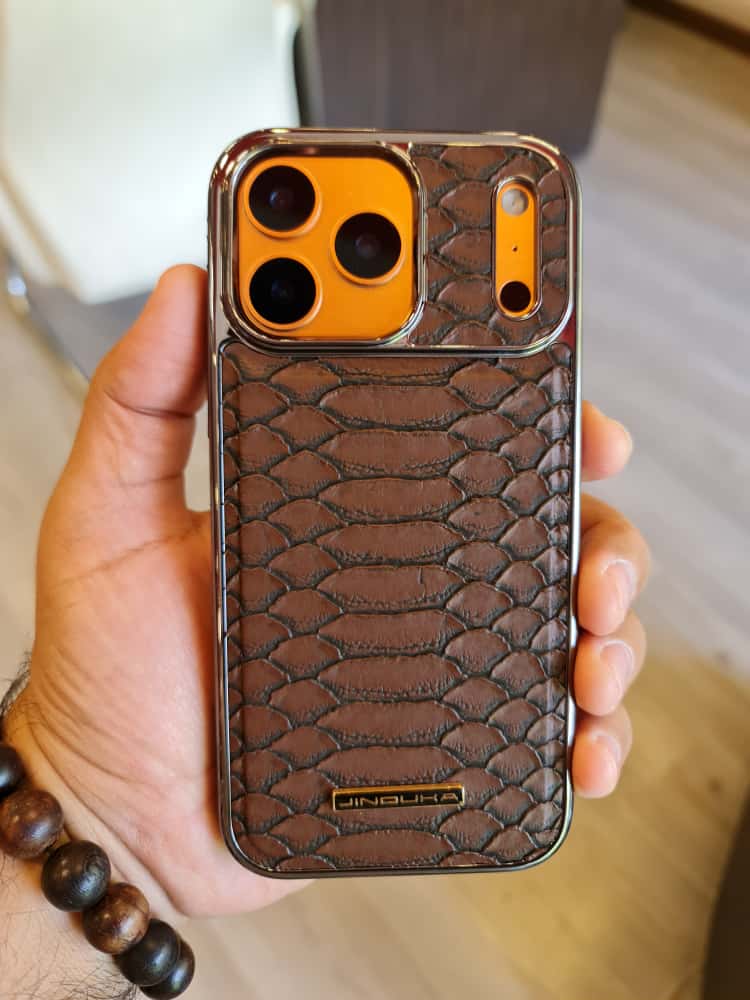 JINDUKA Leather Case Brown