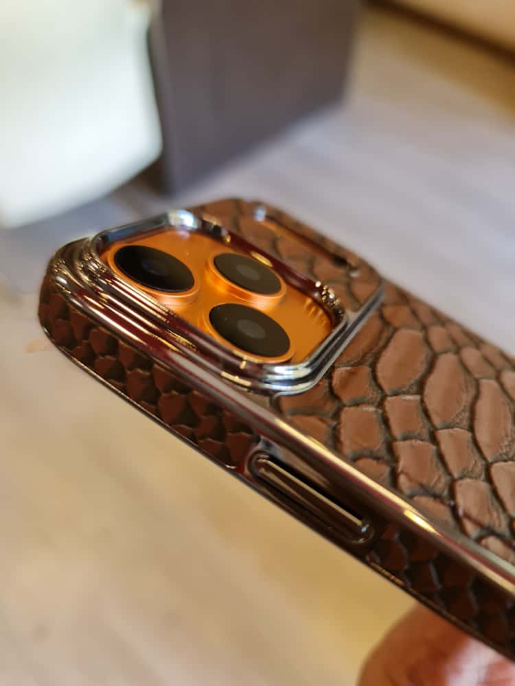 JINDUKA Leather Case Brown