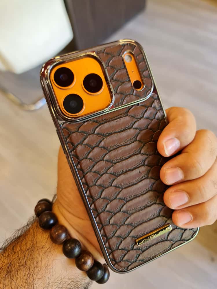 JINDUKA Leather Case Brown