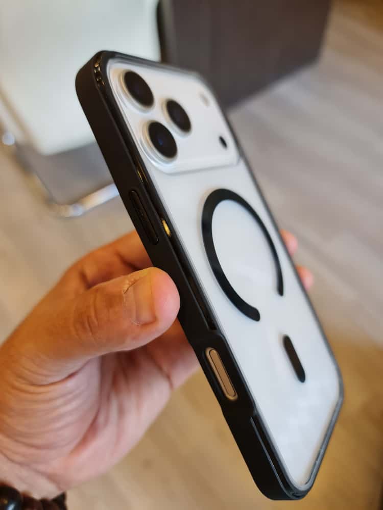 Twin Side Carbon Fiber Magsafe Phone Case (Grey)