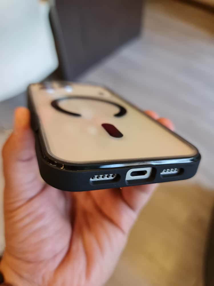 Twin Side Carbon Fiber Magsafe Phone Case (Grey)