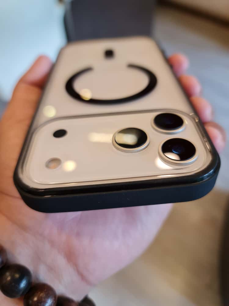 Twin Side Carbon Fiber Magsafe Phone Case (Grey)