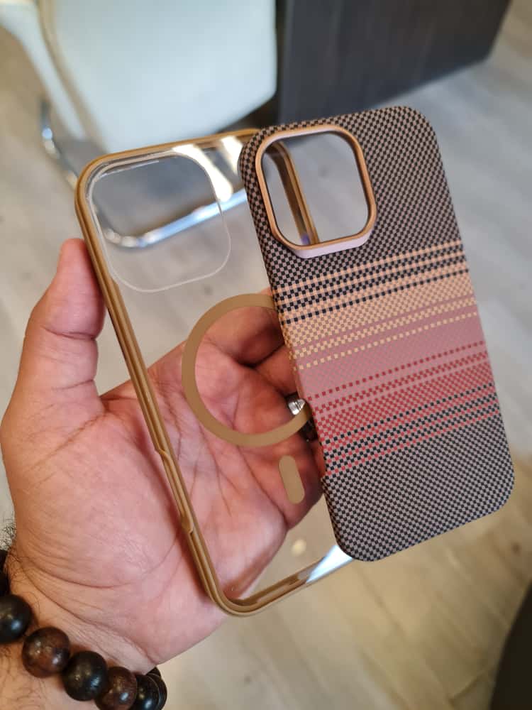 Twin Side Carbon Fiber Magsafe Phone Case For iPhone