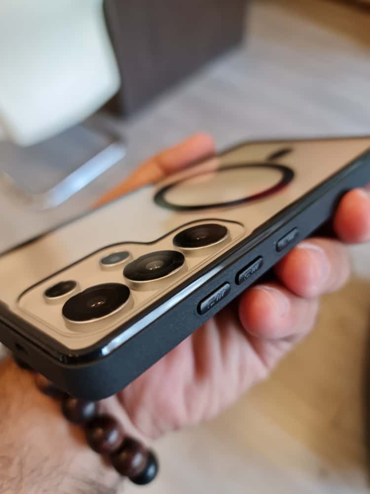 Twin Side Carbon Fiber Magsafe Phone Case For Samsung (Grey)