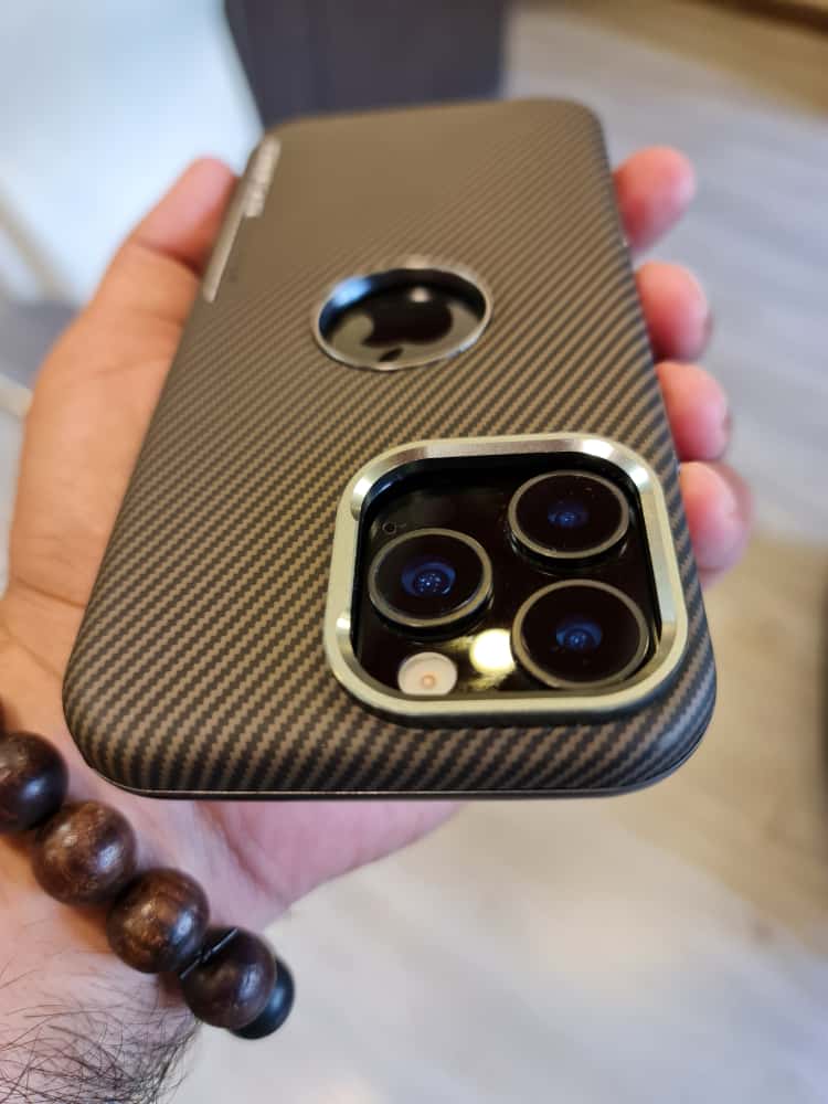 RIMBMAX Luxury glazed carbon case For Iphone