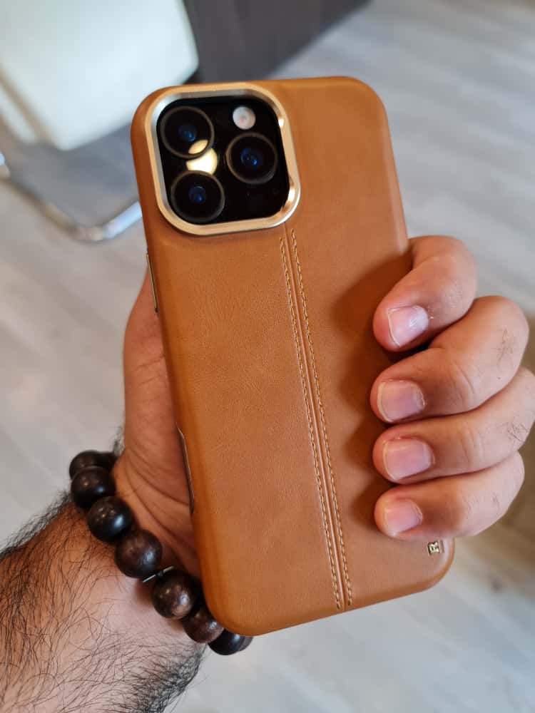 RIMBMAX iPhone Leather Custom Design Magnetic Protective Back Cover