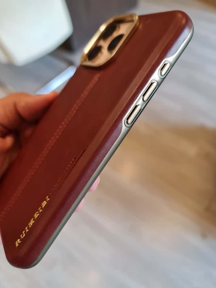 RIMBMAX iPhone Leather Custom Design Magnetic Protective Back Cover