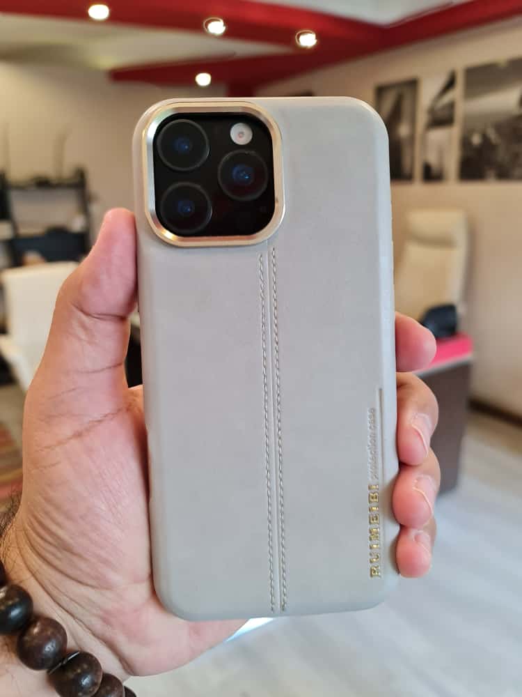 RIMBMAX iPhone Leather Custom Design Magnetic Protective Back Cover