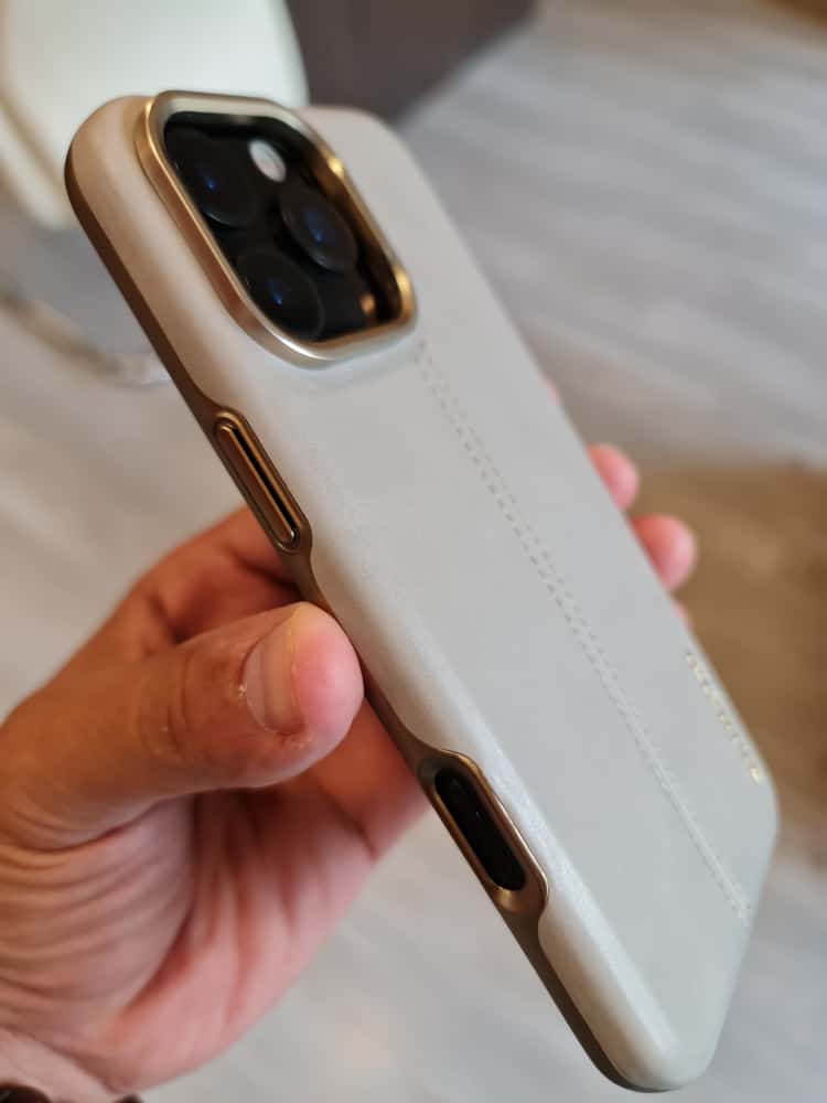 RIMBMAX iPhone Leather Custom Design Magnetic Protective Back Cover