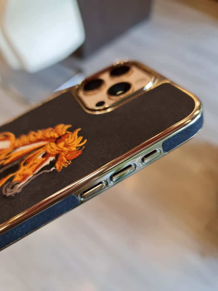 RMBMAX Embroidery Leather Frame Lens Case shape 3