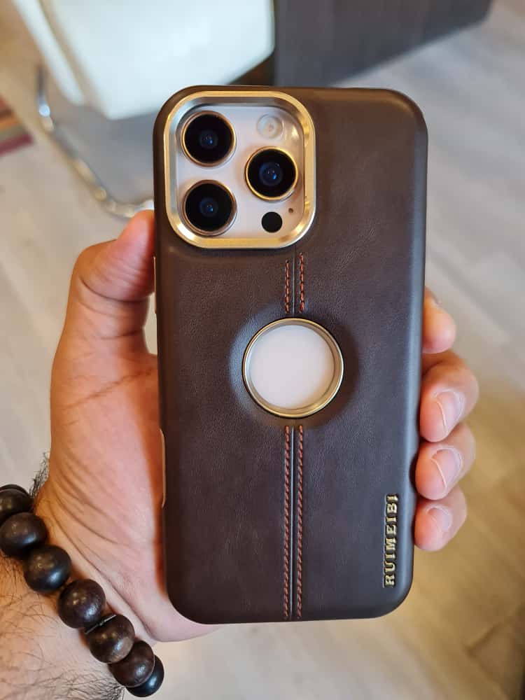 RIMBMAX iPhone Leather Custom Design Magnetic Protective Back Cover Different shape