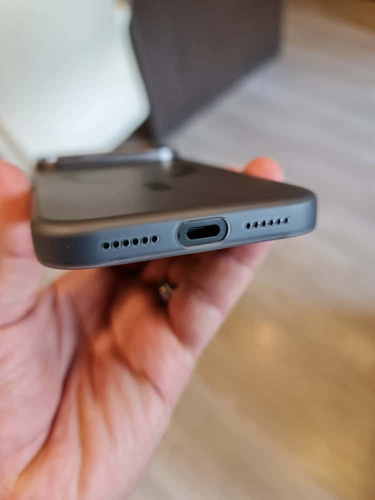 Gorgeous clear frosted case for iPhone(Black)