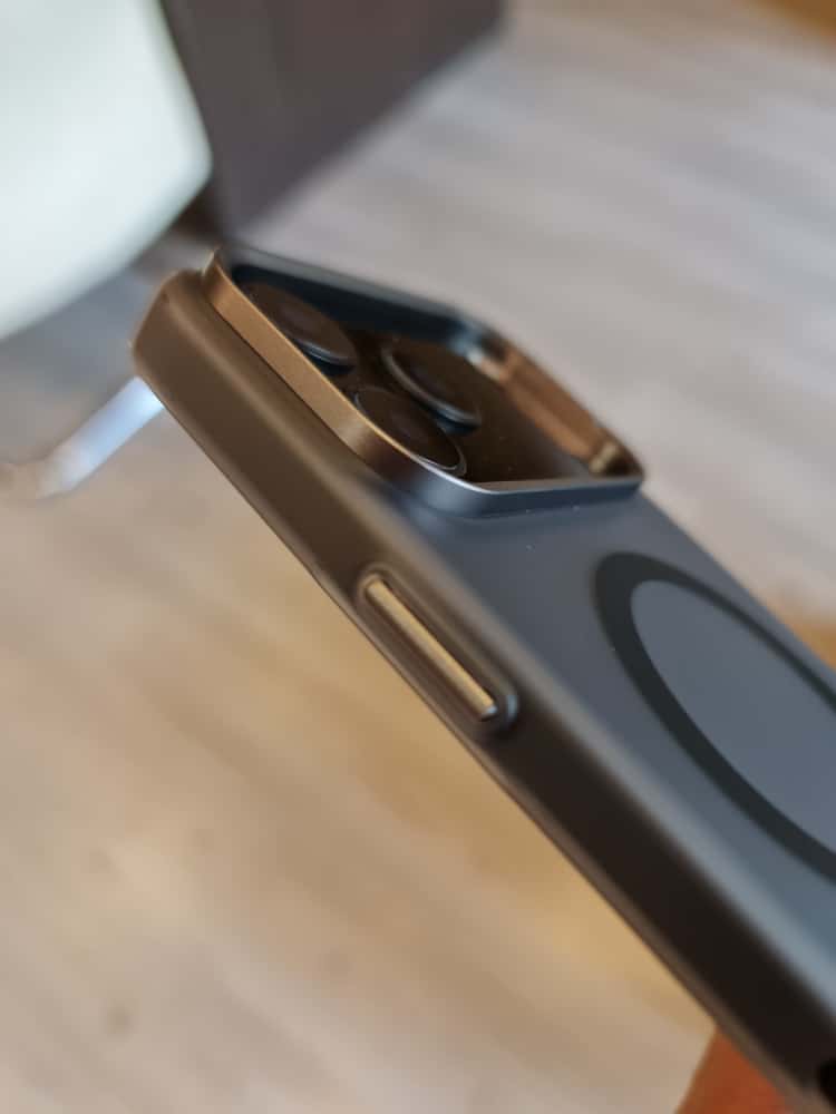 Gorgeous clear frosted case for iPhone(Black)