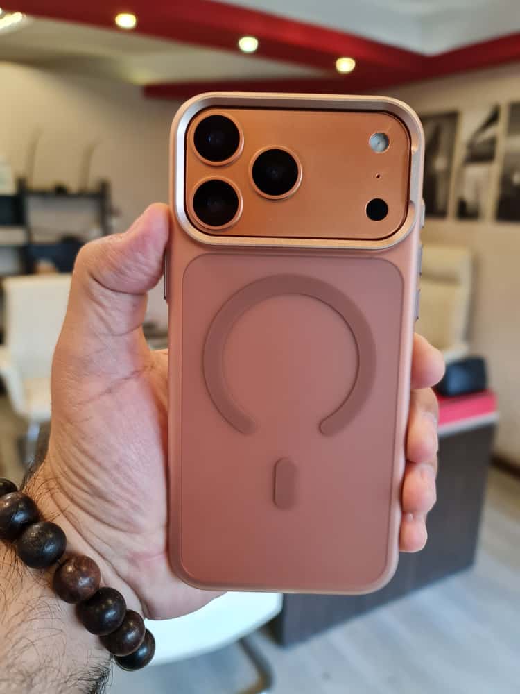 Gorgeous clear frosted case for iPhone(Orange)