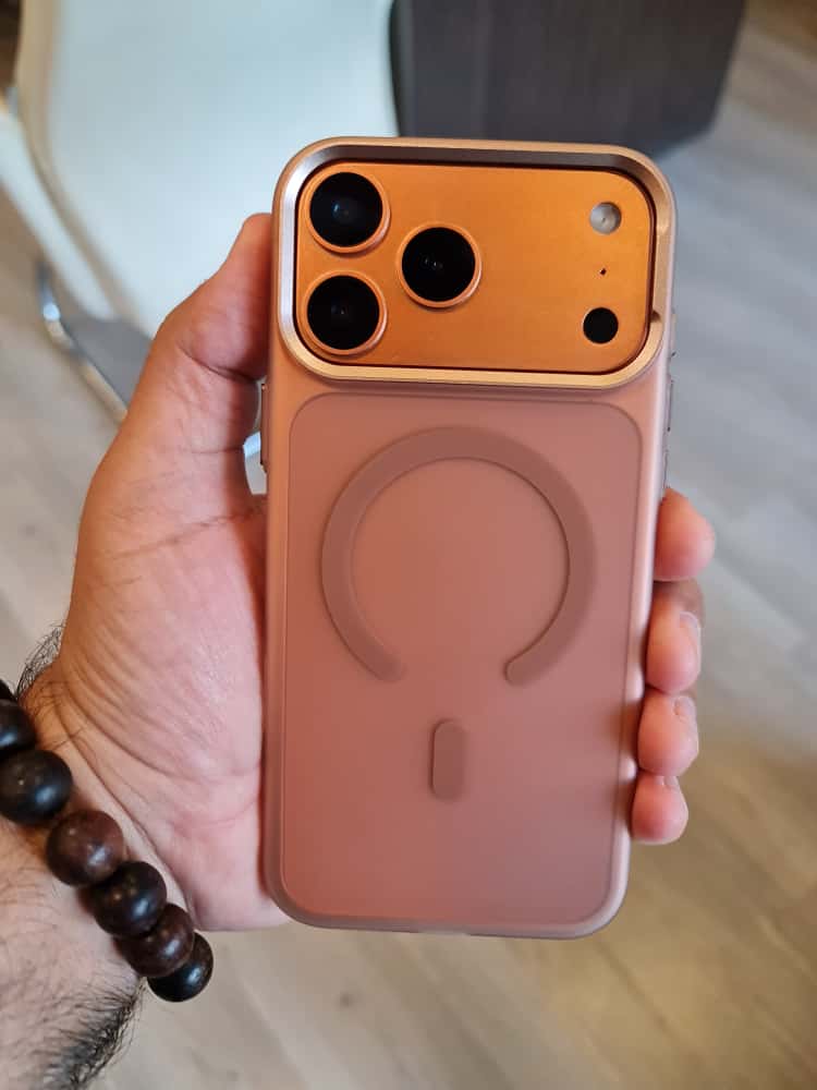 Gorgeous clear frosted case for iPhone(Orange)