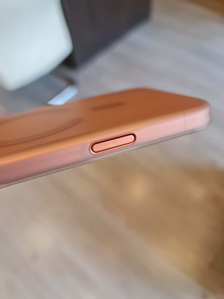 Gorgeous clear frosted case for iPhone(Orange)