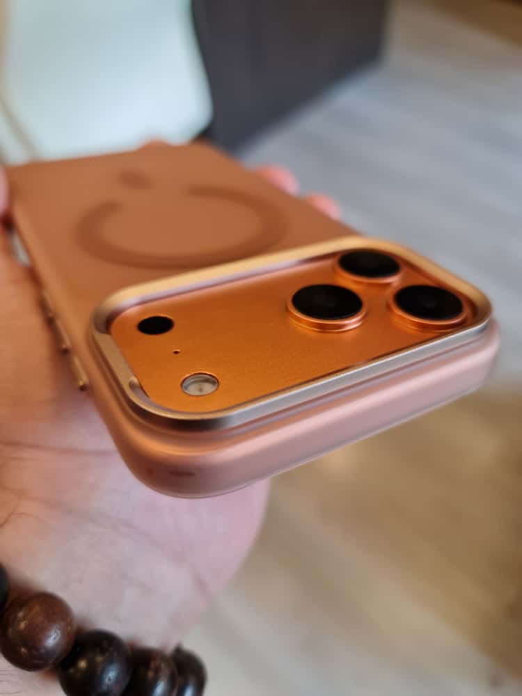 Gorgeous clear frosted case for iPhone(Orange)