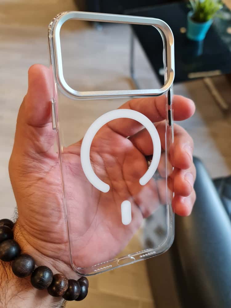 Gorgeous clear glossy case for iPhone (White) 2