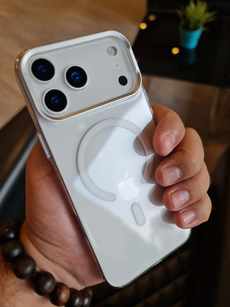 Gorgeous clear glossy case for iPhone (White)