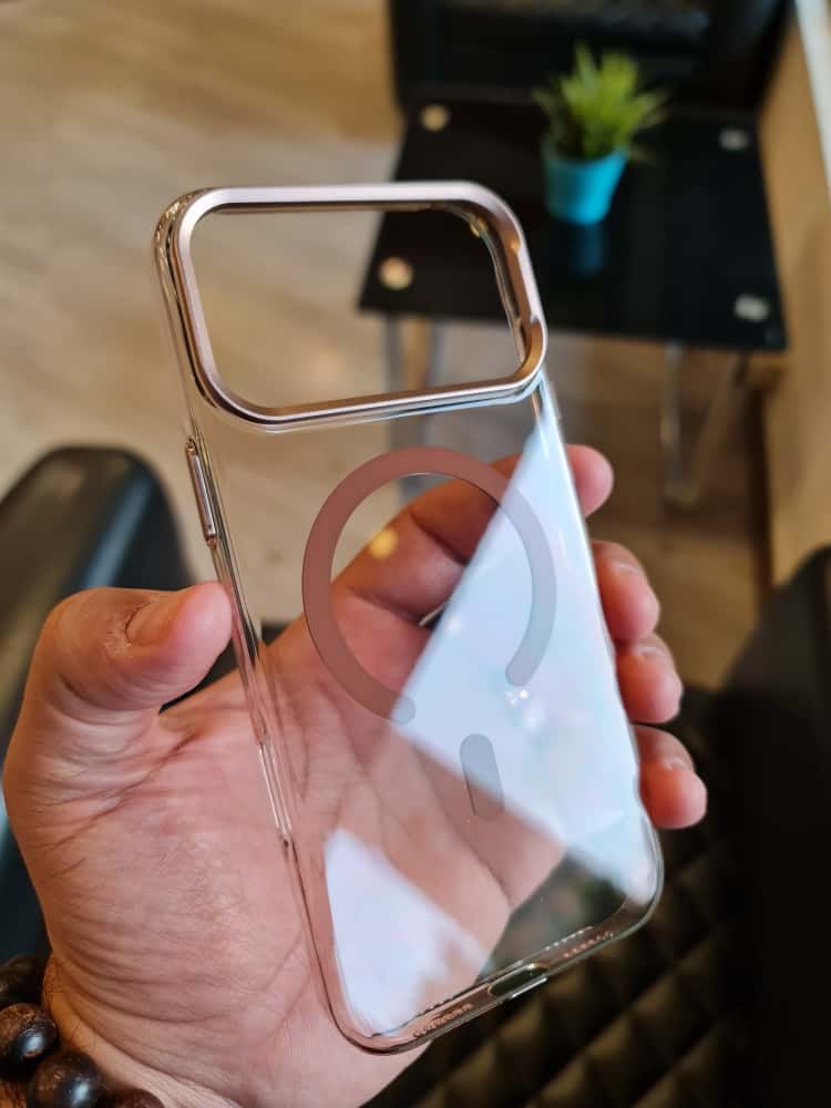 Gorgeous clear glossy case for iPhone (Orange)