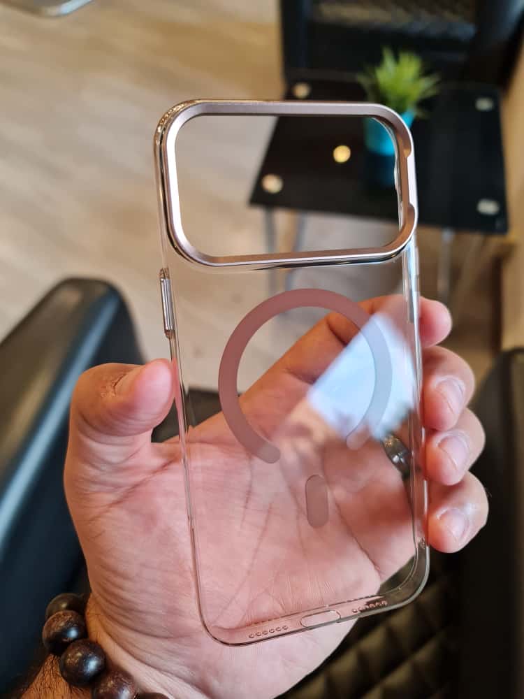 Gorgeous clear glossy case for iPhone (Orange)