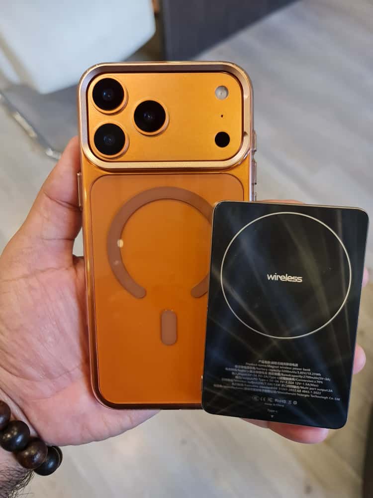 Gorgeous clear glossy case for iPhone (Orange)