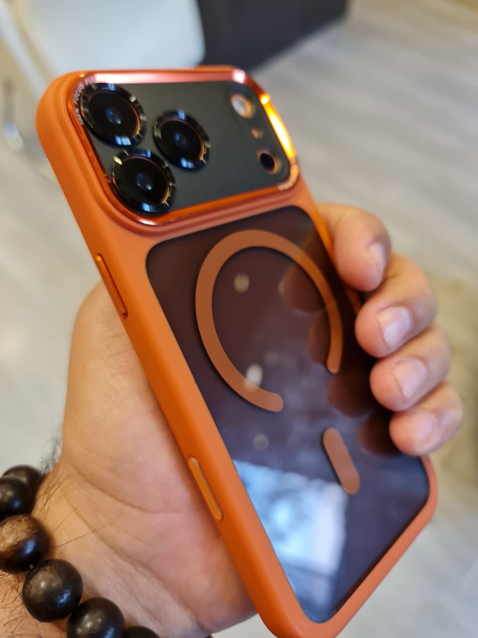 Popular TPU Acrylic Clear Magnetic Phone Case for iPhone 17 Pro Max