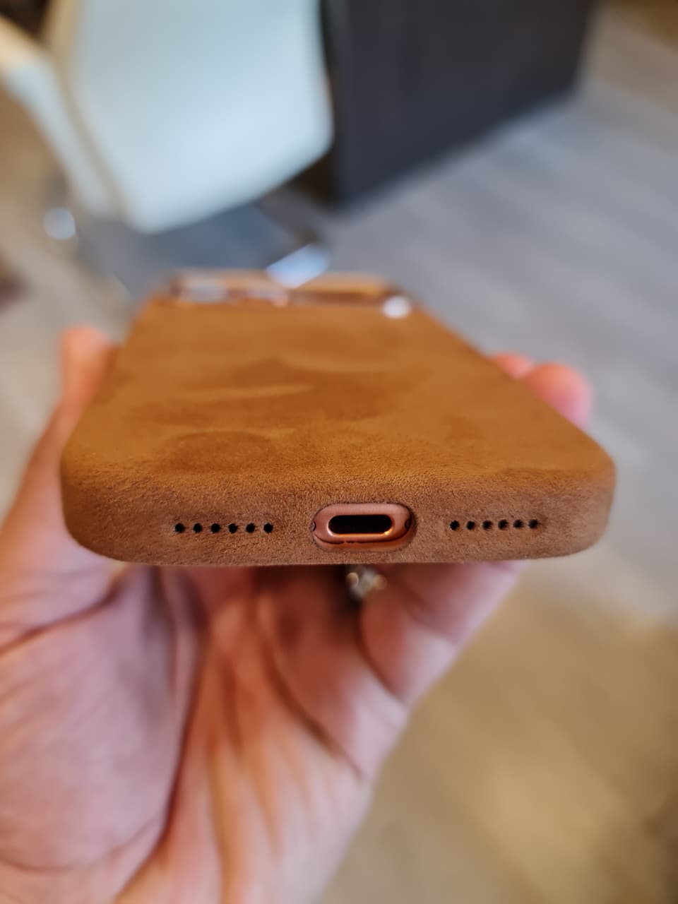 Fashion Suede PU Leather Magnetic Mobile Phone Cases for iPhone