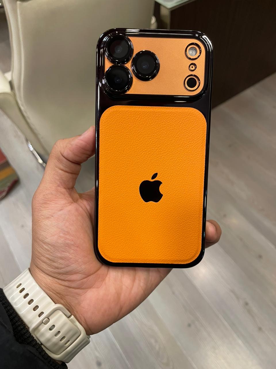 High Quality Trending Luxury Hard PC Leather Phone Case