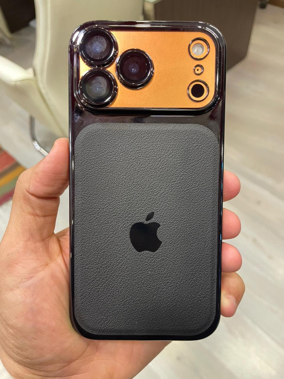 High Quality Trending Luxury Hard PC Leather Phone Case