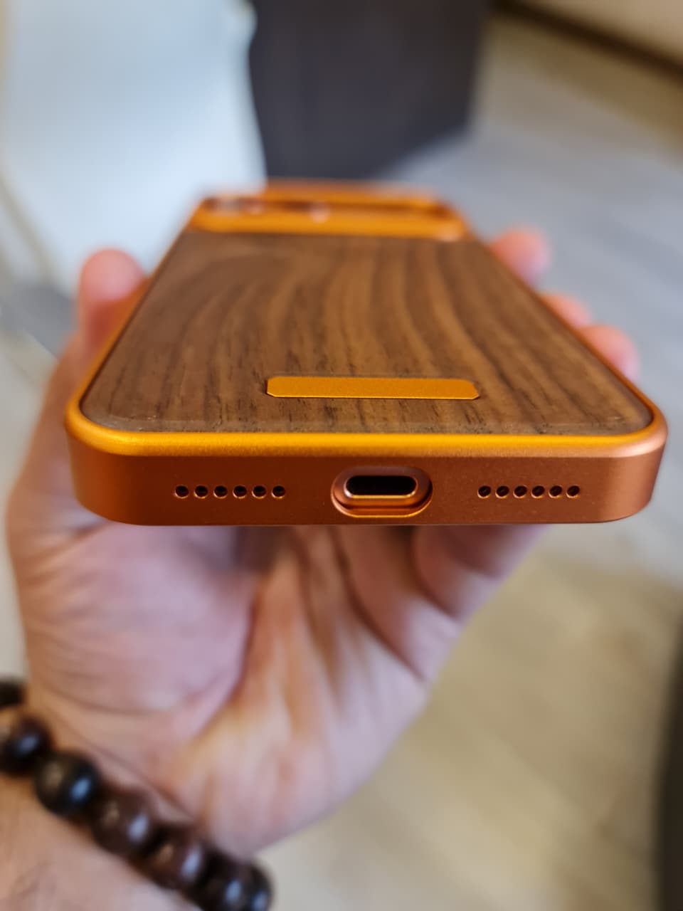 Wood Magsafe Vegan Case For iPhone 17 Pro Max