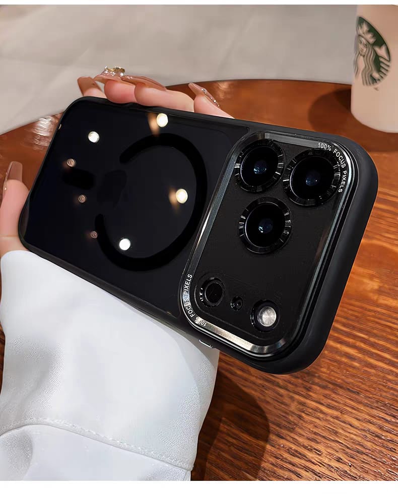 Popular TPU Acrylic Clear Magnetic Phone Case for iPhone 17 Pro Max