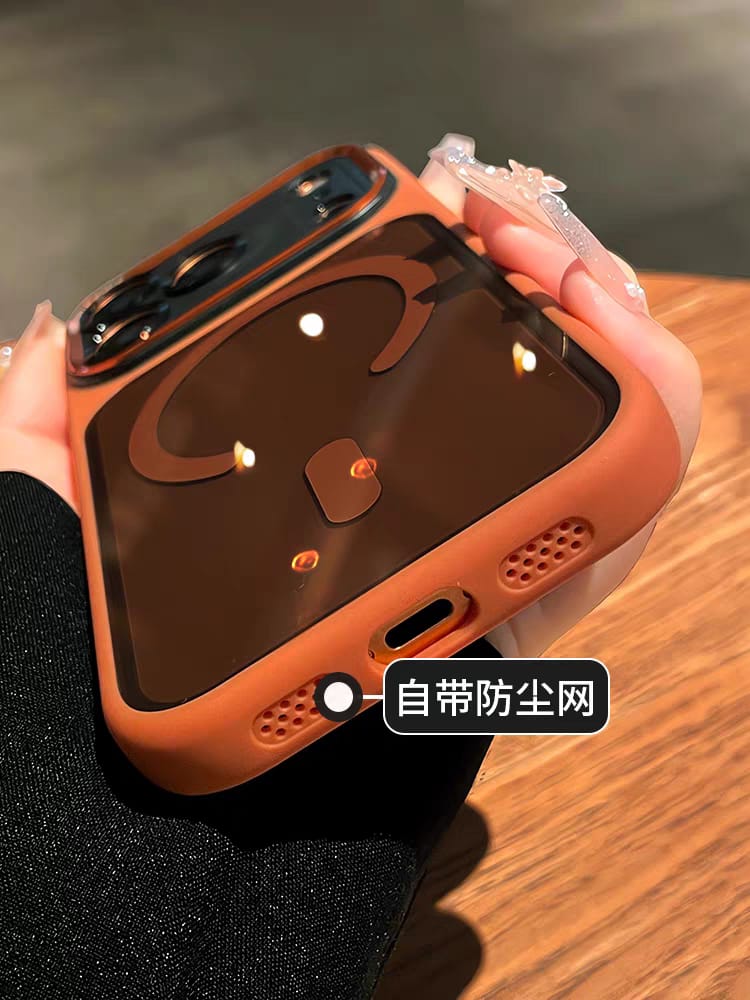 Popular TPU Acrylic Clear Magnetic Phone Case for iPhone 17 Pro Max