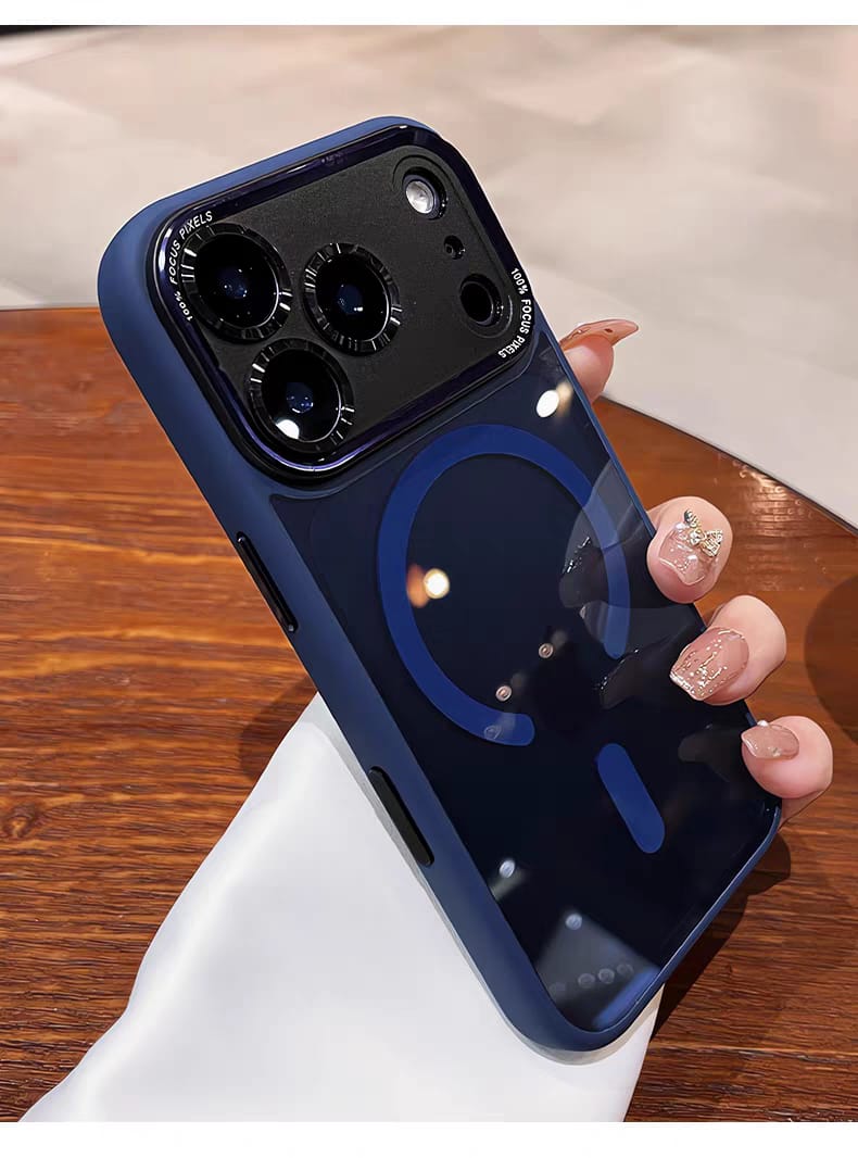 Popular TPU Acrylic Clear Magnetic Phone Case for iPhone 17 Pro Max